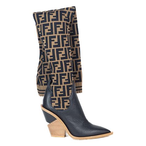 fendi sock over the knee boots|Fendi boots the real.